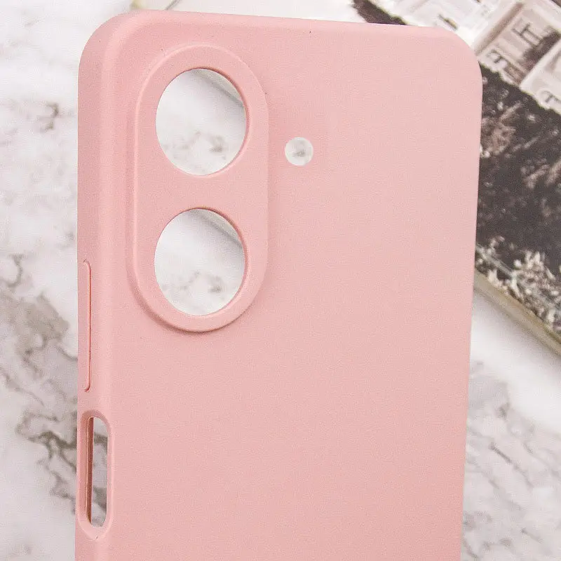 Чохол Getman TPU Liquid Silk Full Camera для Xiaomi Redmi 13Coco C65 Рожевий Sand - фото 5
