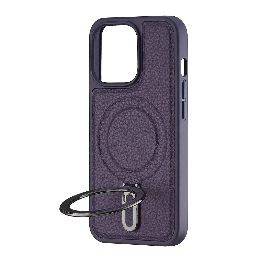 Чохол Jinduka Leather Ringo iPhone 13 Pro Purple - фото 4