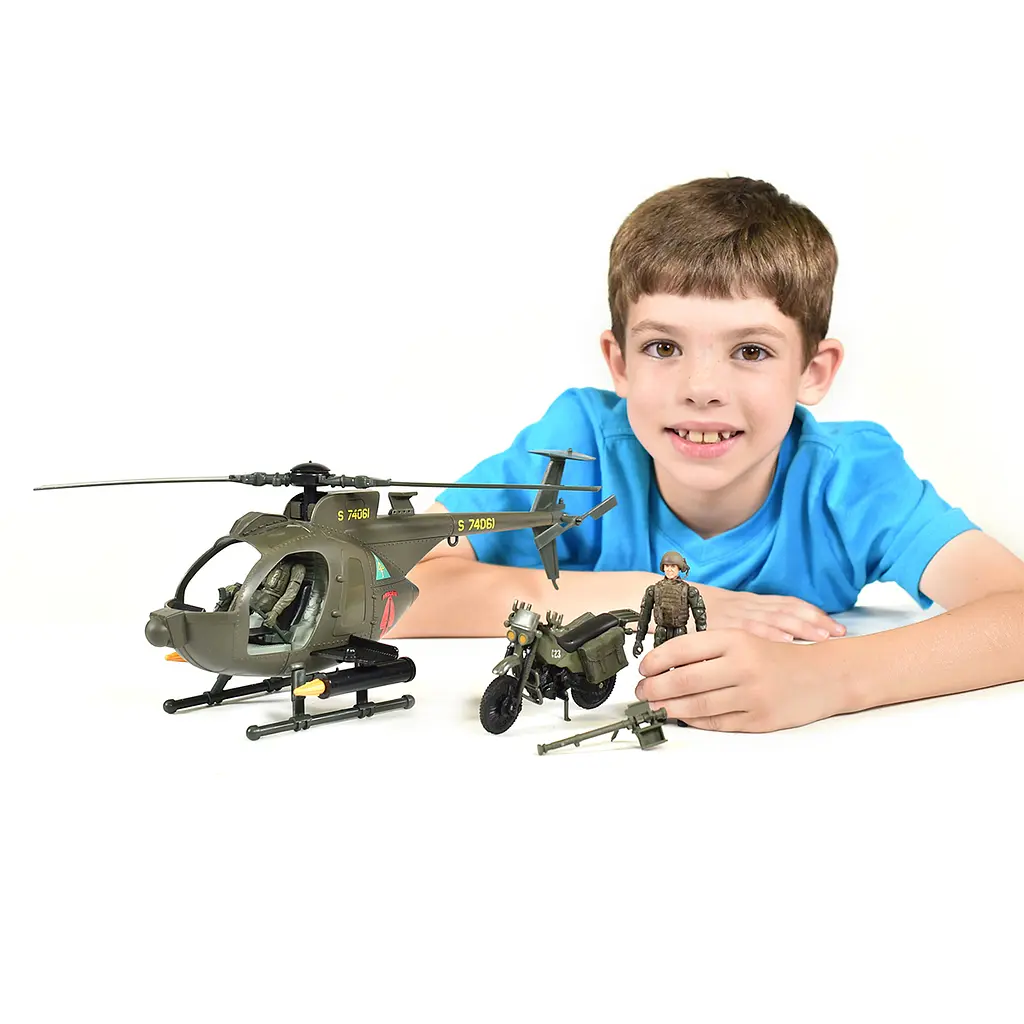 Игровой набор Elite Force Многоцелевой вертолет MH-6 (101860) - фото 10