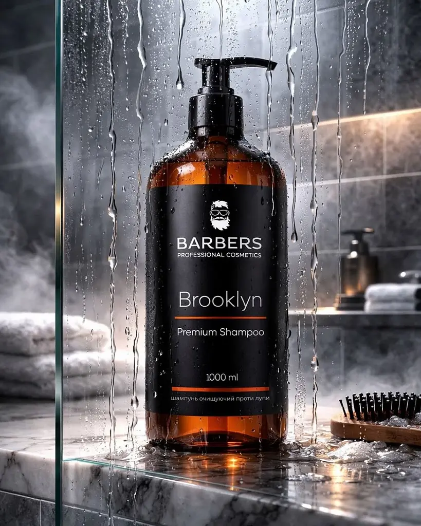 Шампунь Barbers для чоловіків проти лупи Brooklyn 1000 мл 4823099501434 - фото 2