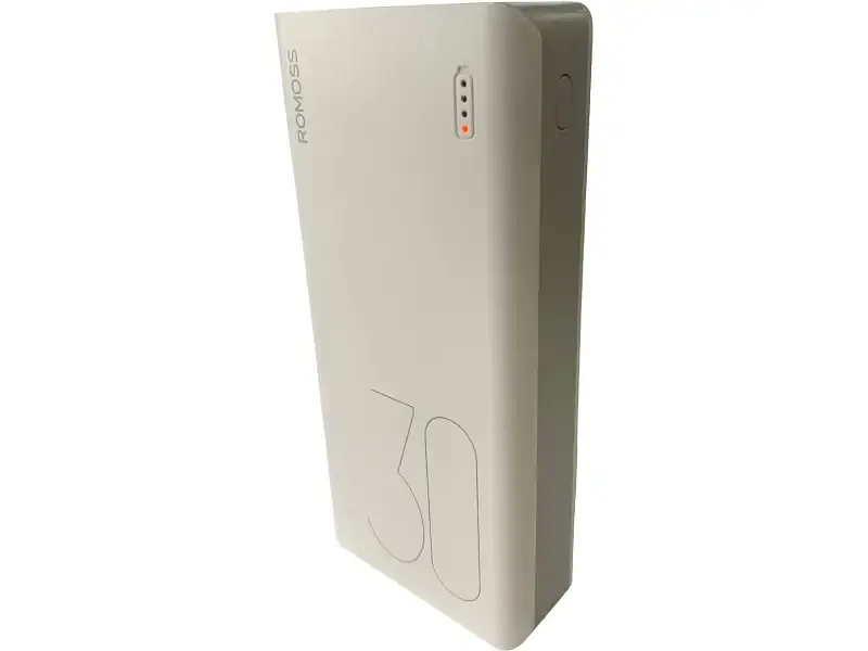 Зовнішній акумулятор (Power Bank) Romoss 30000mAh PHP30 18W (PHP30-201-01H) білий - фото 3