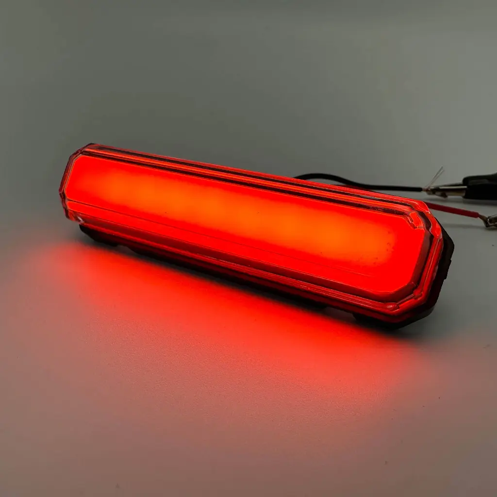 LED Габарит Thoc Auto 85 х 20 мм 12/24V 9 діод Неоновий Червоний (ТН-962) 1 шт. - фото 3
