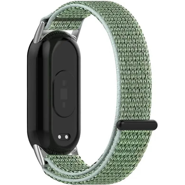 Ремінець DK CDK для Xiaomi Mi Smart Band 9 Nylon Sport Loop (018018) (light green) - фото 2