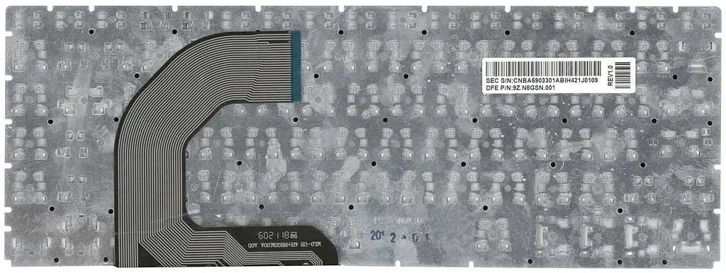 Клавіатура для ноутбука Samsung (Q470) White, (No Frame) - фото 2