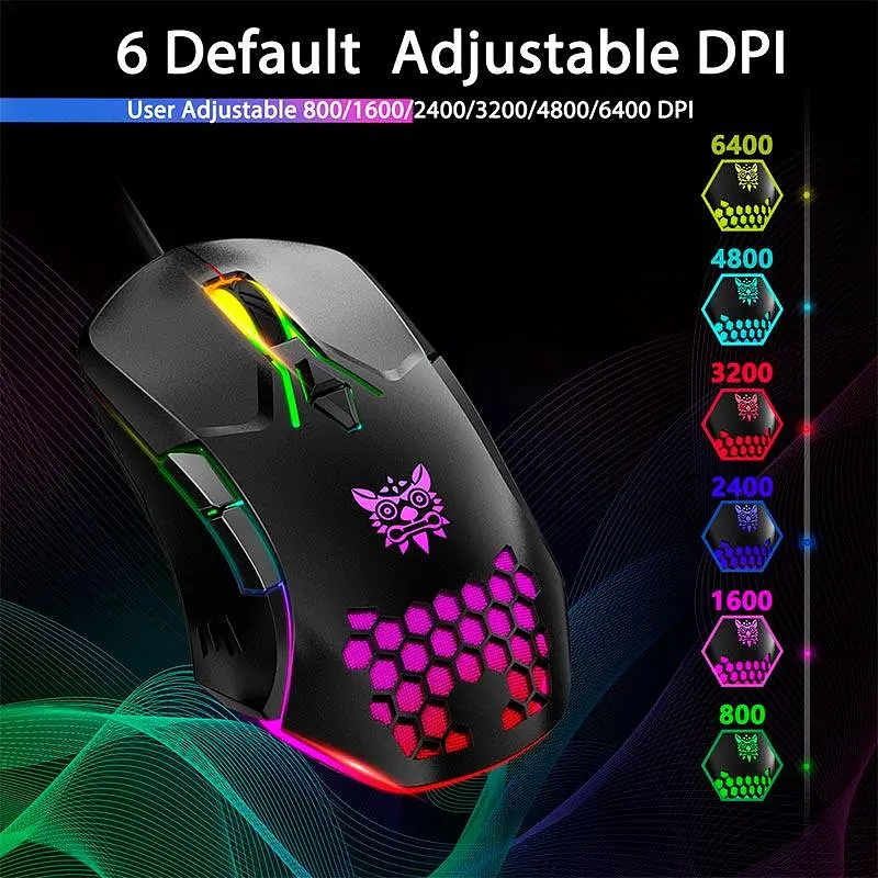 Миша Onikuma Gaming CW902 RGB - фото 2