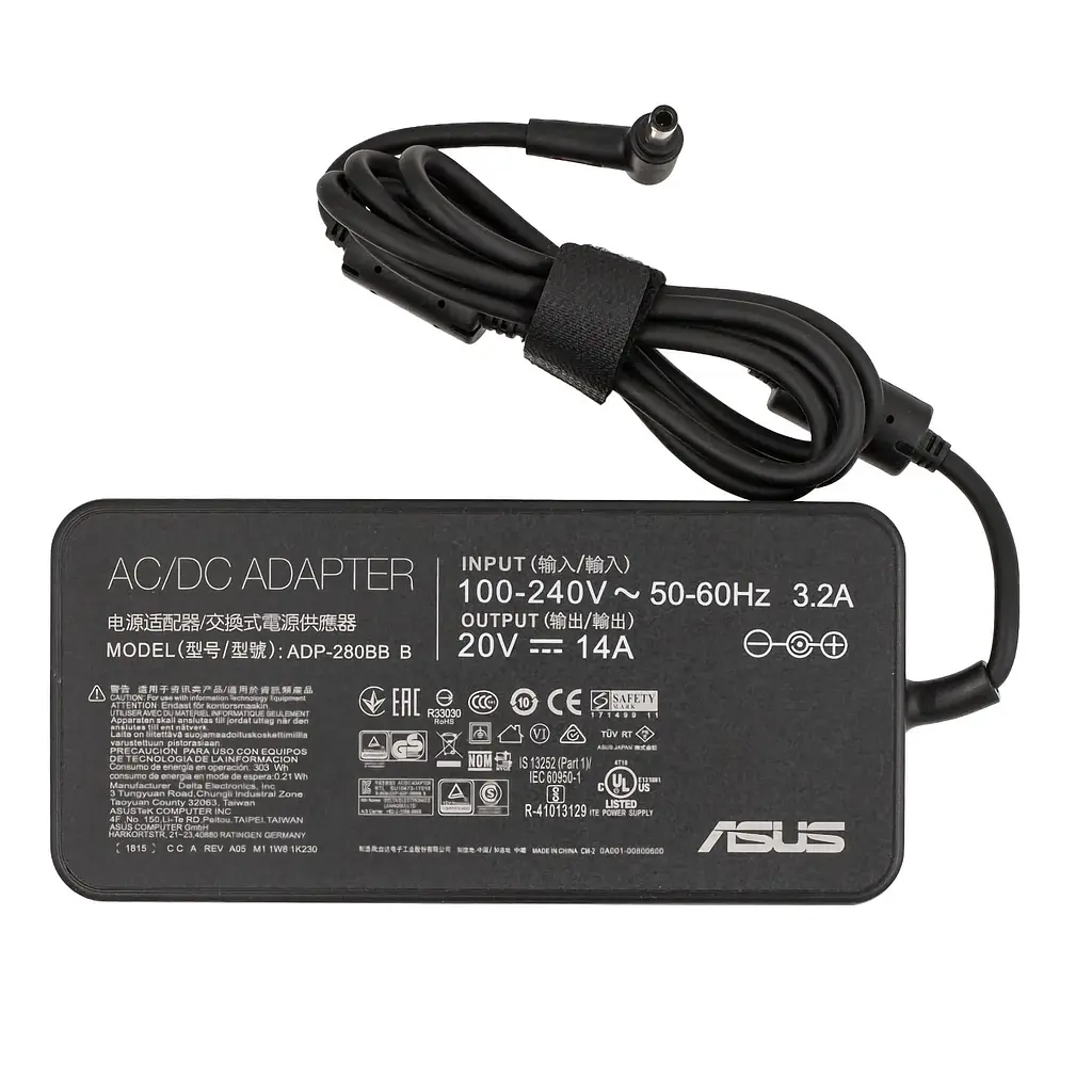 Блок живлення (зарядка) для ноутбука Asus 280W (20V 14А 6,0x3,7 мм) PRC, 280W, 14A, 6,0ммx3,7мм - фото 3