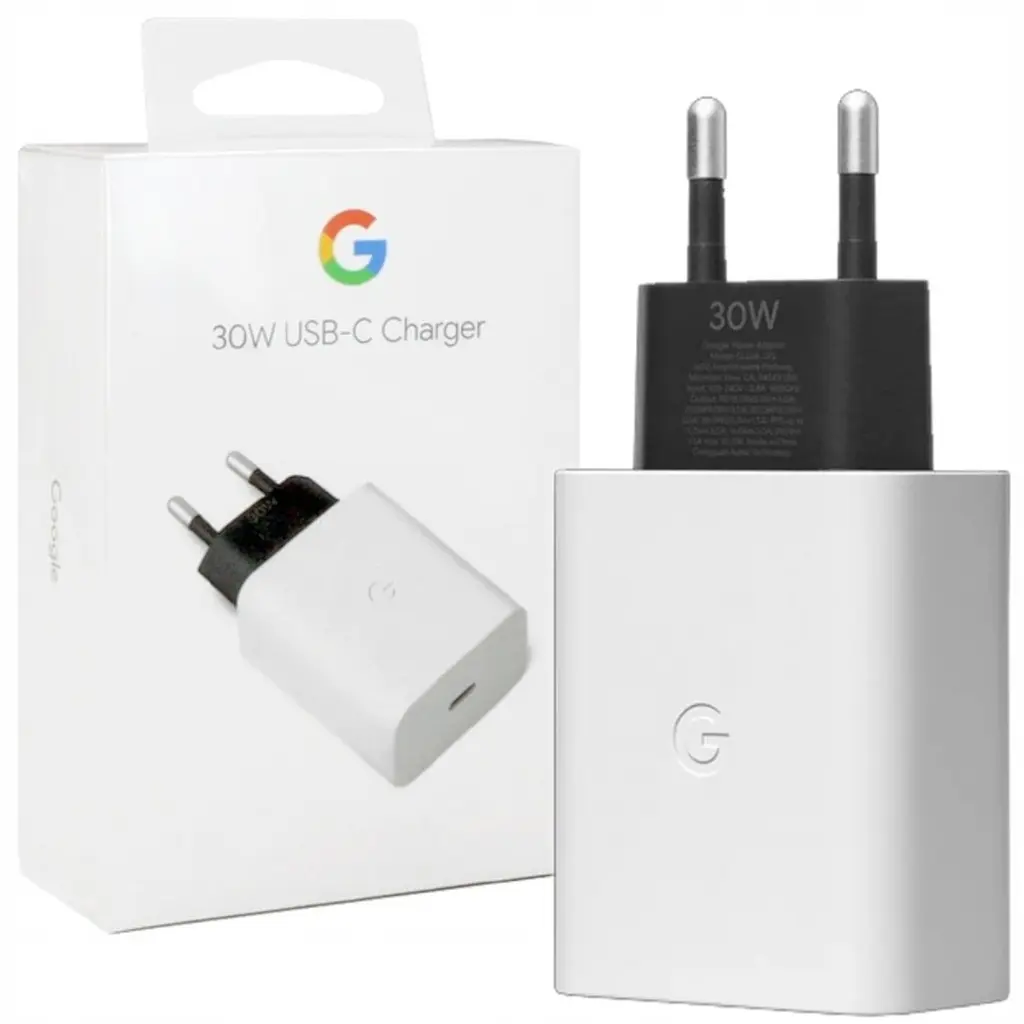 Зарядний пристрій - блок адаптер Google Pixel 30W USB-C (GA03502-EU) білий - фото 5