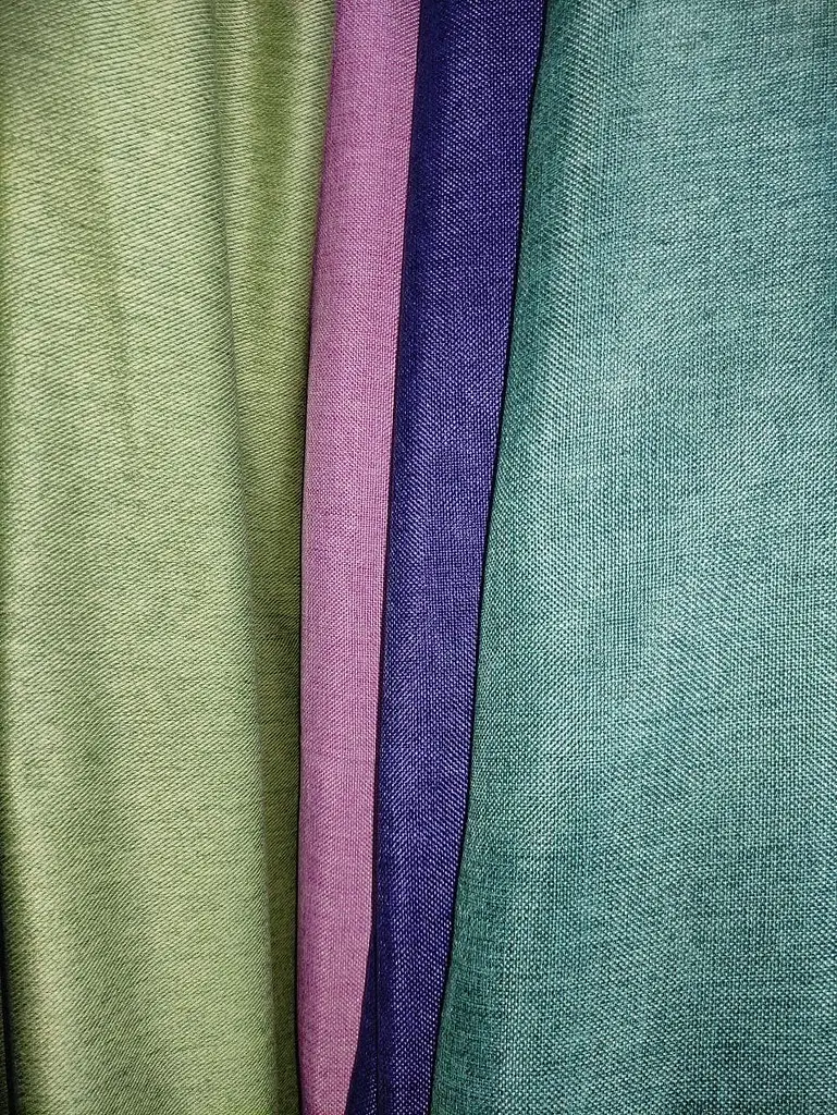Комплект штор льон полегшений бірюза 150х240 - фото 4
