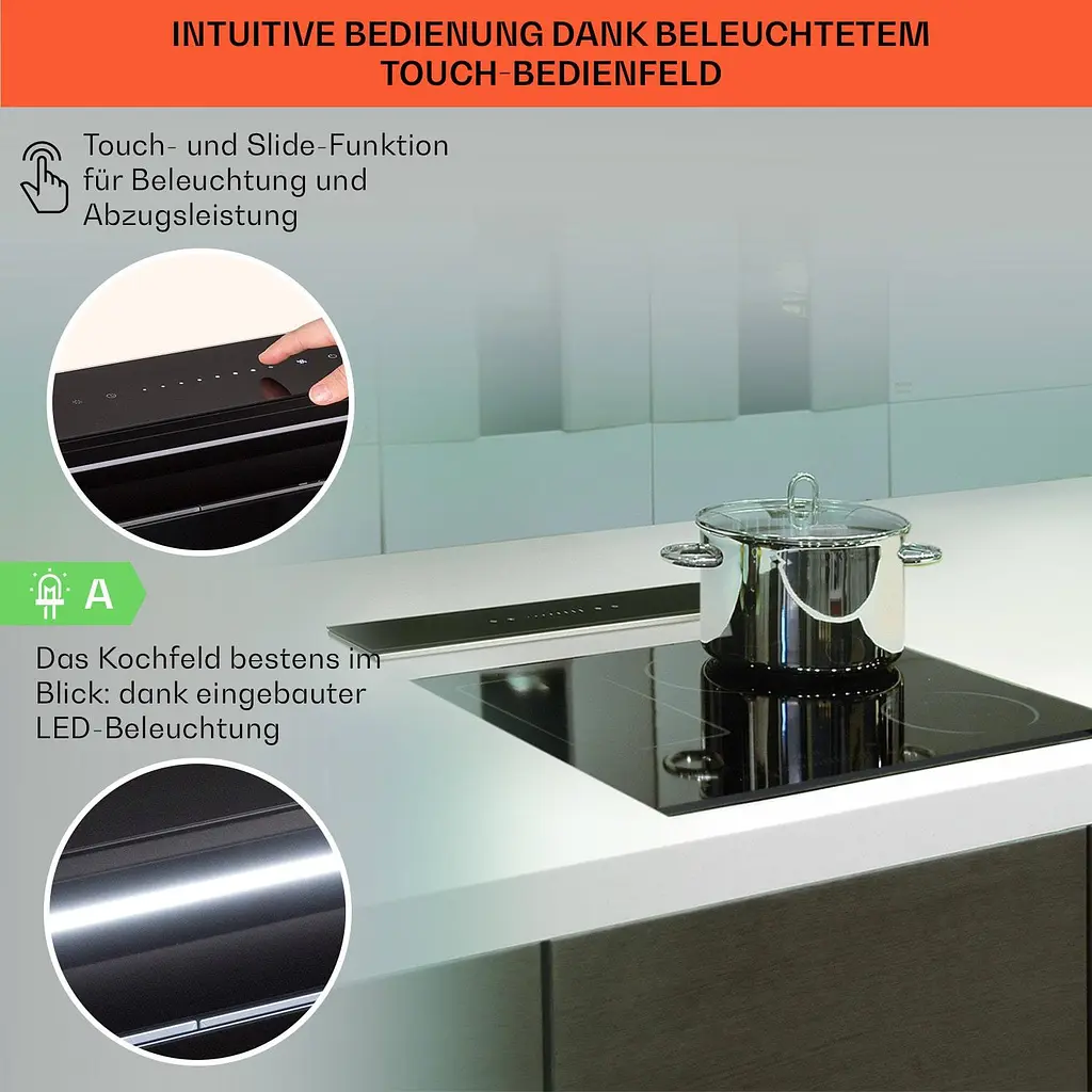 Вытяжка Klarstein Royal Flush Eco 60 см 576 м³ (10046236) - фото 4