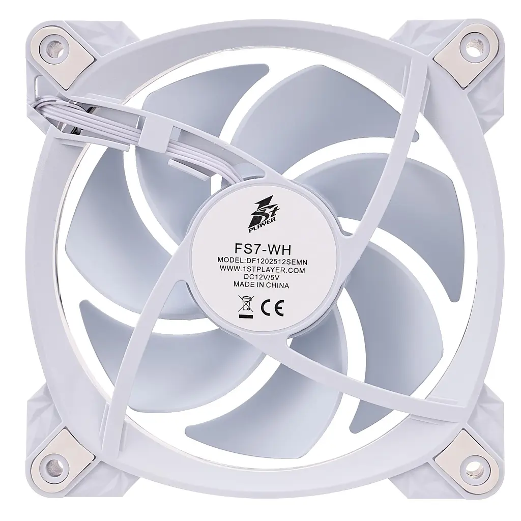 Кулер до корпусу 1stPlayer FS7 White (FS7-WH-1IN1) - фото 7