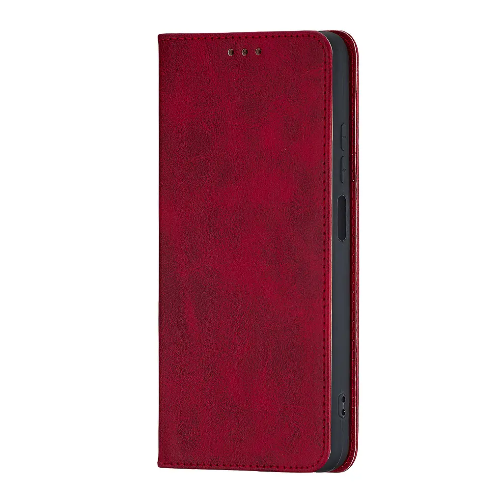 Чохол-книжка Premium Xiaomi Redmi 12C/Redmi 11A 4G/Poco C55 Dark Red