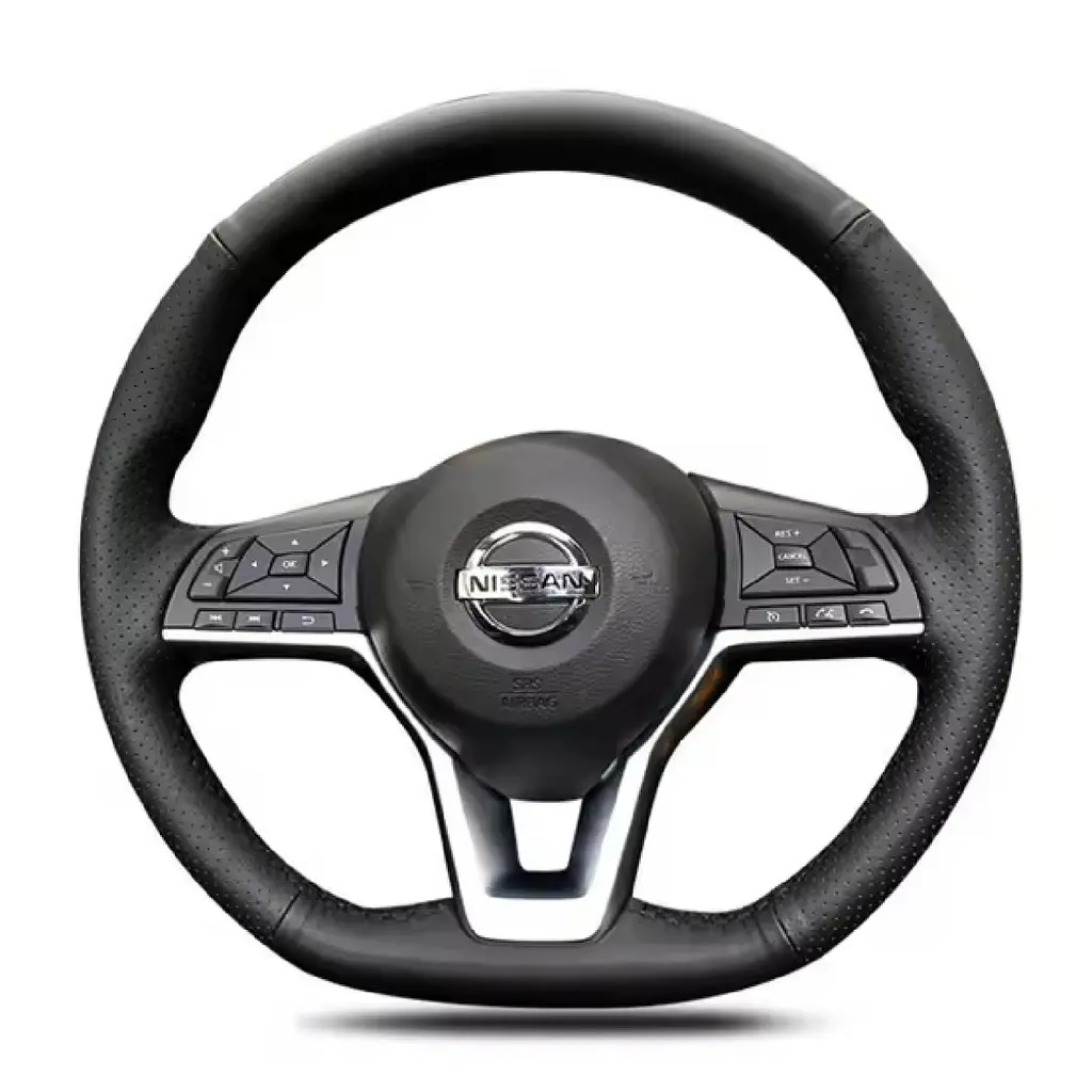 Чохол Обплетення Керма для Nissan Qashqai / X-Trail / Leaf 2019-2025 Шкіра (Модельна Викрійка) - фото 2