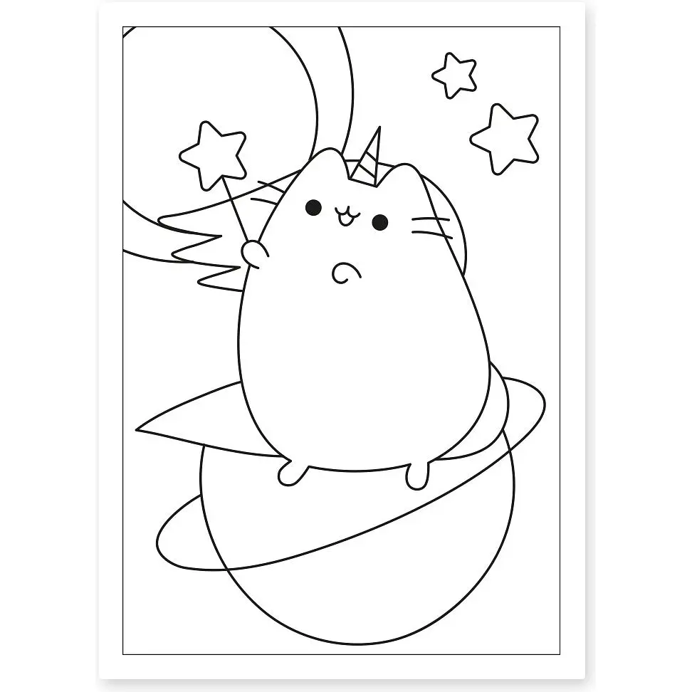 Розмальовка Yes Pusheen 12 сторінок (742918) - фото 2