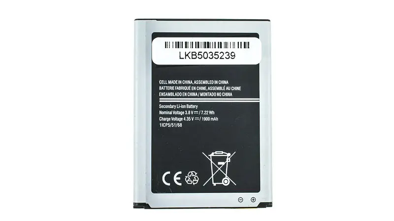 Акумулятор (батарея) для смартфона (телефону) Samsung Galaxy Ace J1 SM-J110 3.8V 1900mAh (EB-BJ110ABE)(China) - фото 3