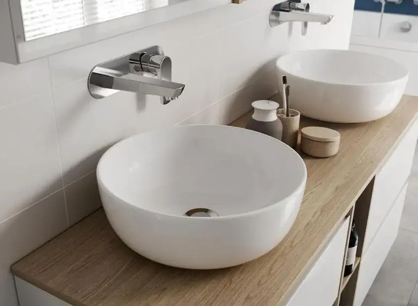 Раковина на стільницю Cersanit Moduo кругла 40 см K116-048 30412 - фото 4