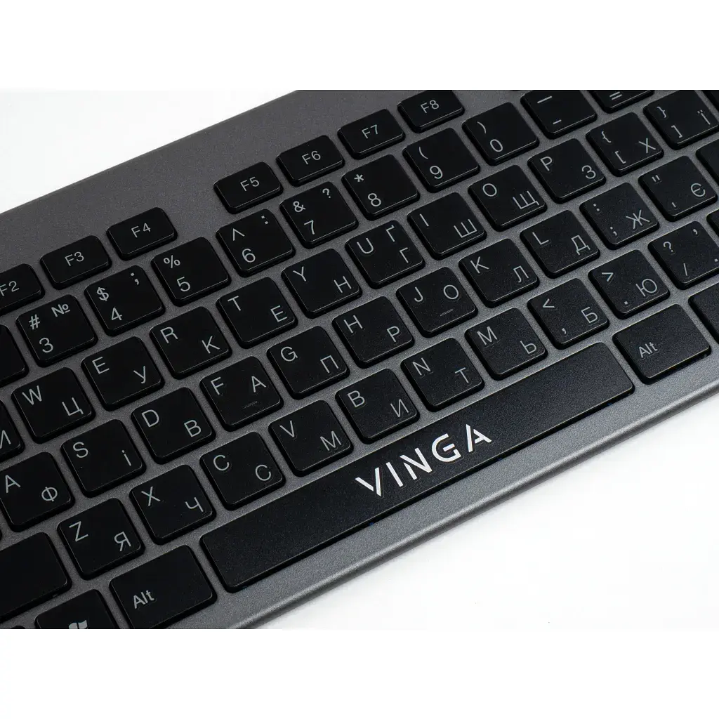 Клавіатура Vinga KB735 black-grey - фото 8