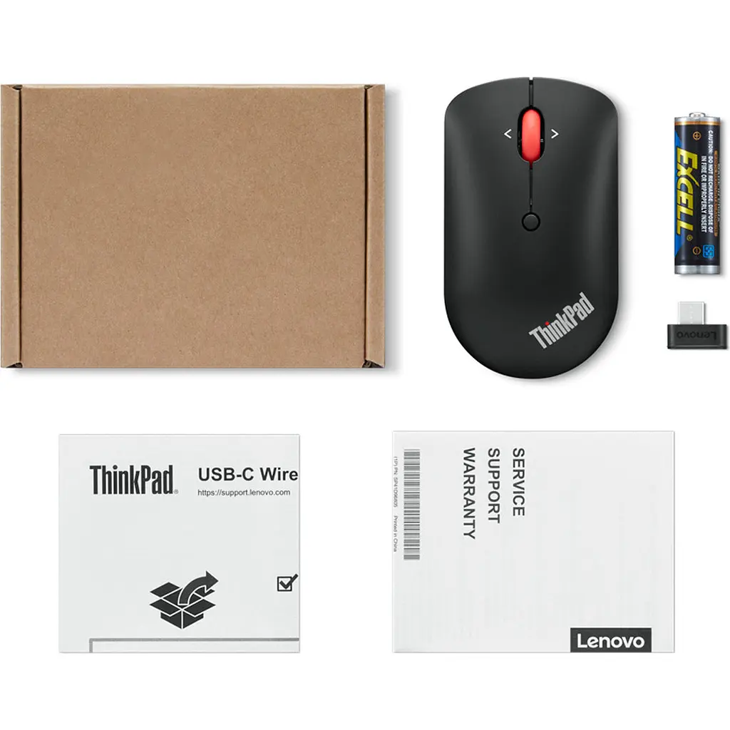 Мышь Lenovo ThinkPad USB-C Wireless Compact [4Y51D20848] [101887] - фото 8
