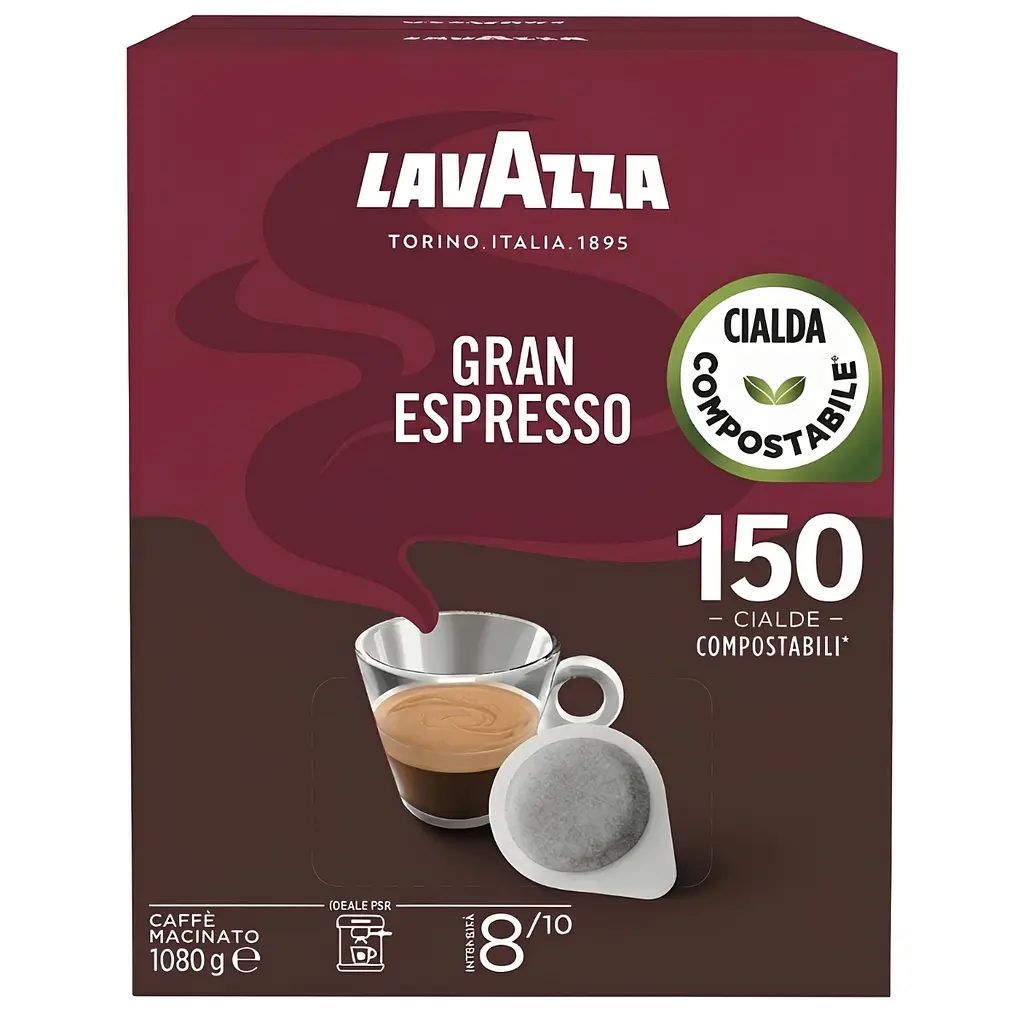 Кава в чалдах Lavazza Gran Espresso, оригінал, 150 шт