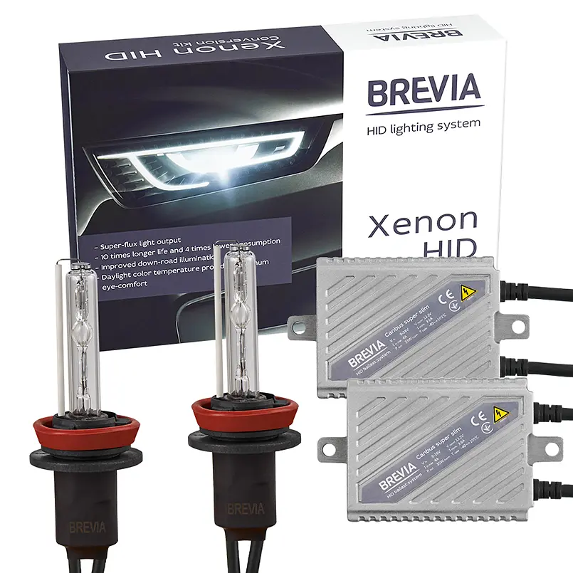 Комплект ксенону Brevia Н11 6000К + Super Slim Canbus(15963)