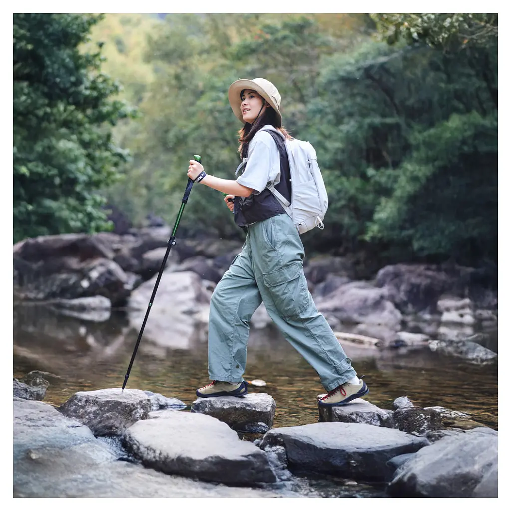 Трекінгові палиці Naturehike CNK2550DS010 55-120 см зелена 1 шт (6977465869371) - фото 8