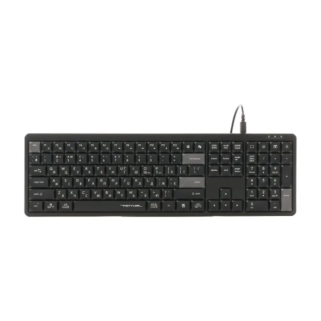 Клавіатура A4Tech FX55 USB UA Black (4711421002417)