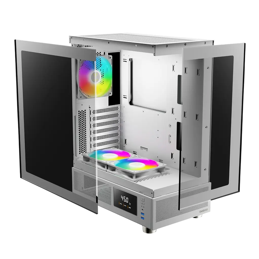 Корпус GAMDIAS ATLAS E1 ARGB White (4711514500257) - фото 3