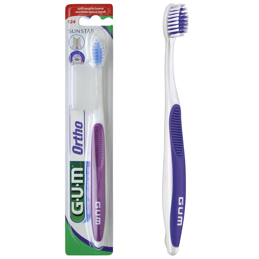 Зубна щітка GUM Orthodontic м'яка в асортименті - фото 4
