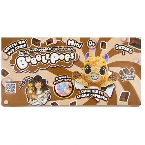 М’яка іграшка з ароматом "Bubble Pops міні. Шоколадна капібара" (20 см) Bubble Pops (253622) - фото 3