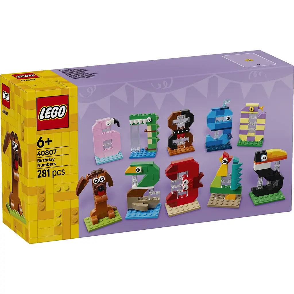 Конструктор LEGO Цифри на день народження (40807) - фото 3