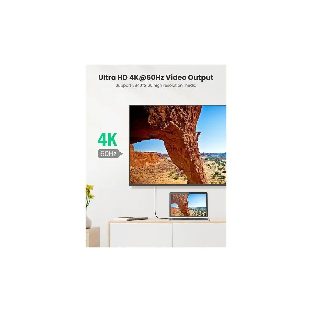 Дата кабель USB-C to USB-C 1.0m USB3.1 Gen2 US355 5A Alum. (Black) Ugreen (80150) - фото 3