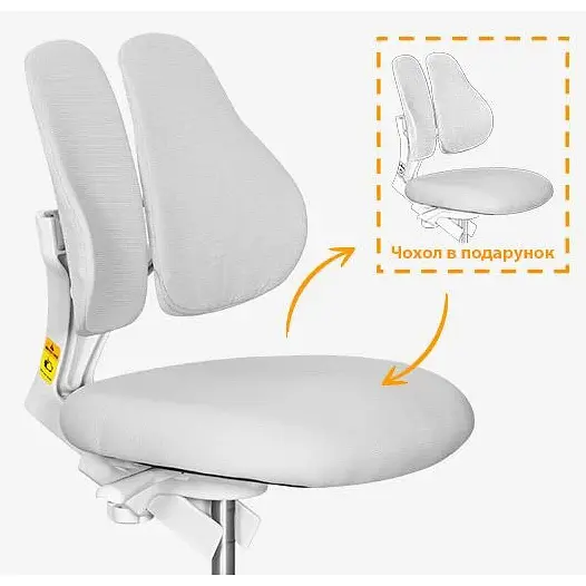 Дитяче крісло Evo-kids Mio Lite Grey (Y-208 G) - фото 6