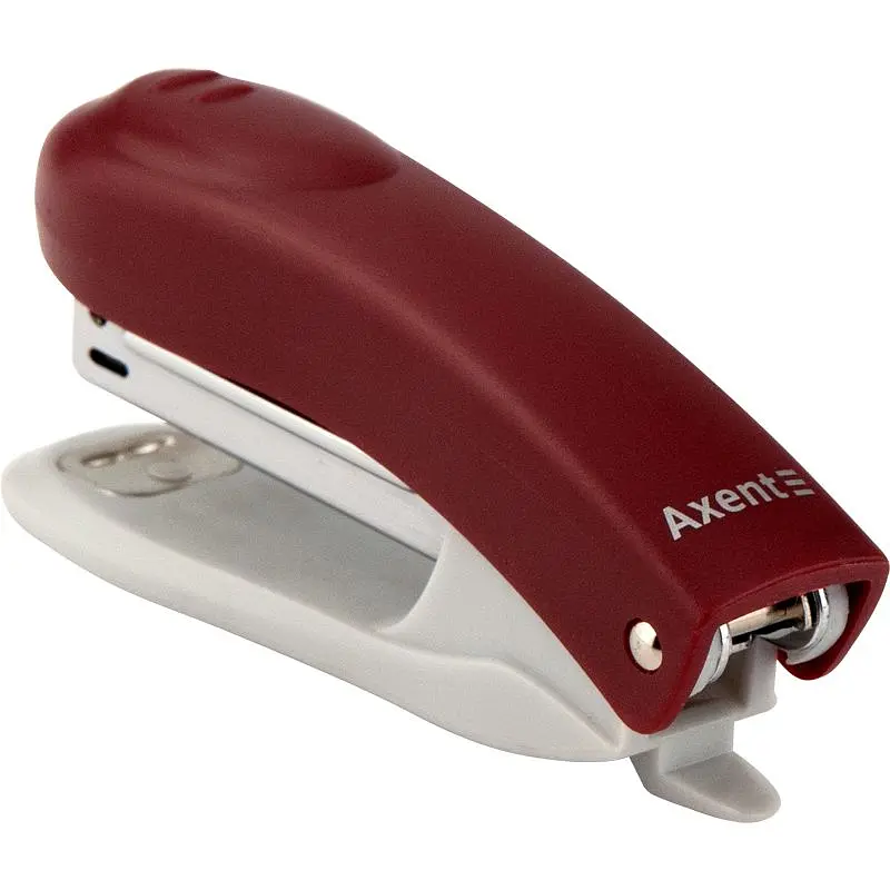 Степлер канцелярський Axent Welle-2 №10/5, 12 аркушів синій червоний (4812-06-A) - фото 2
