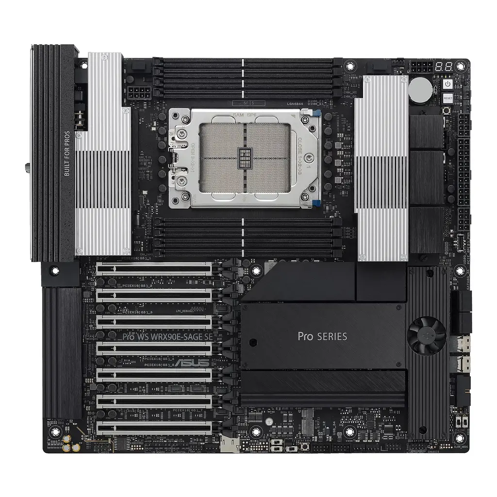 ASUS Материнська плата PRO WS WRX90E-SAGE SE sTR5 WRX90 8xDDR5 M.2 EEB