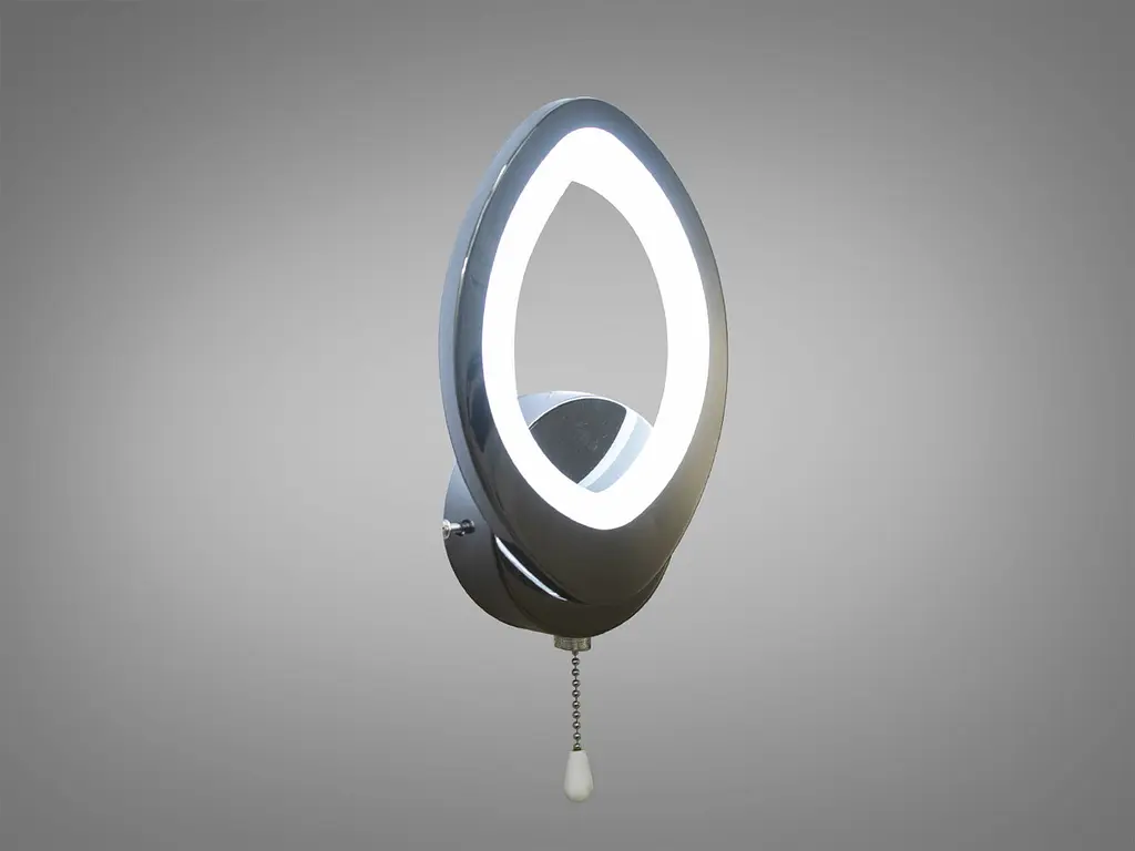 Бра настінне LED Diasha 8059/1BHR 15W чорний хром для читання - фото 3