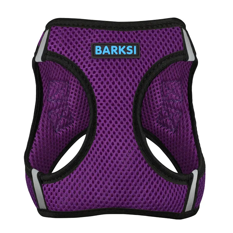 Шлея для собак Barksi Mesh Vest 3D сітка фіолетова S 34-42 см - фото 2