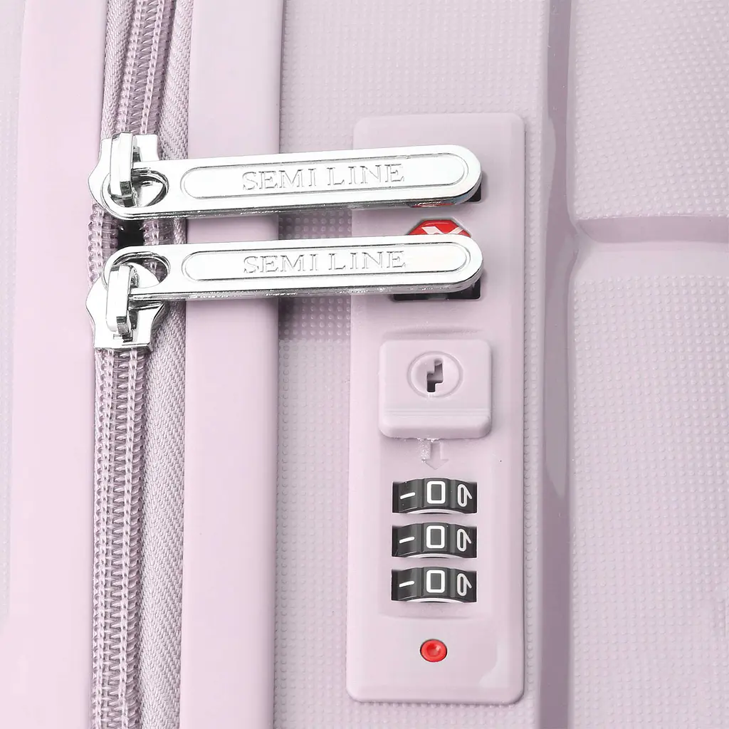 Валіза велика Semi Line 28 дюймів (L) Polypropylene Light Pink (T5793-3) - фото 7