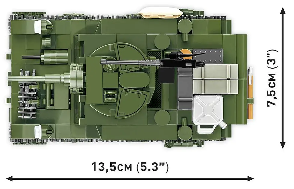 Конструктор детский танк M3 Stuart COBI 3129 - фото 8