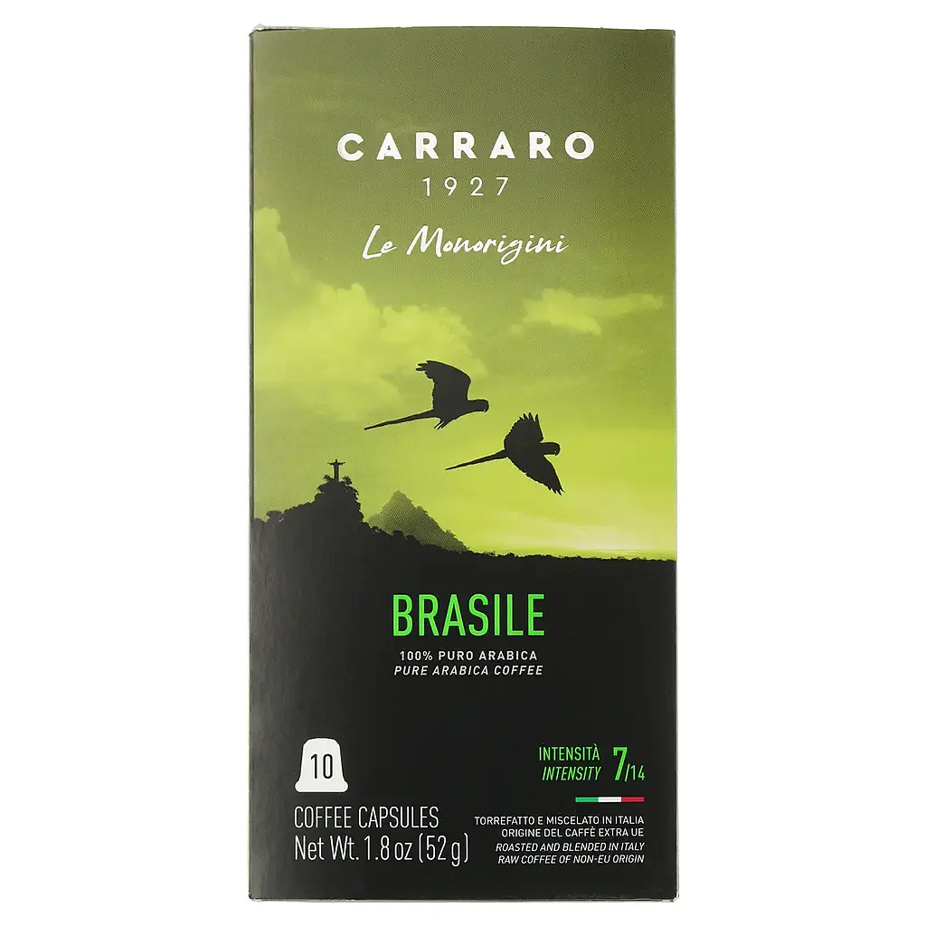 Кава в капсулах Nespresso Carraro Brasile 10 шт
