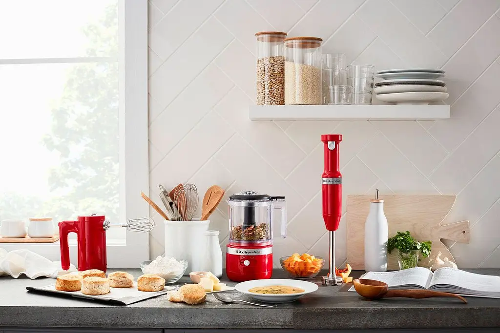 Кухонний комбайн KitchenAid Cordless 5KFCB519 Empire Red [5KFCB519EER] [80434] - фото 8