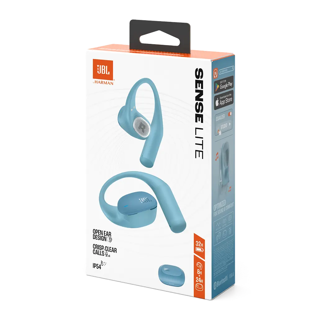 Наушники беспроводные JBL Sense Lite (JBLSENSELITEBLU) голубые - фото 6