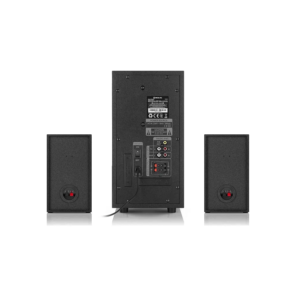 Акустична система REAL-EL M-555 Black (EL121300013) - фото 4