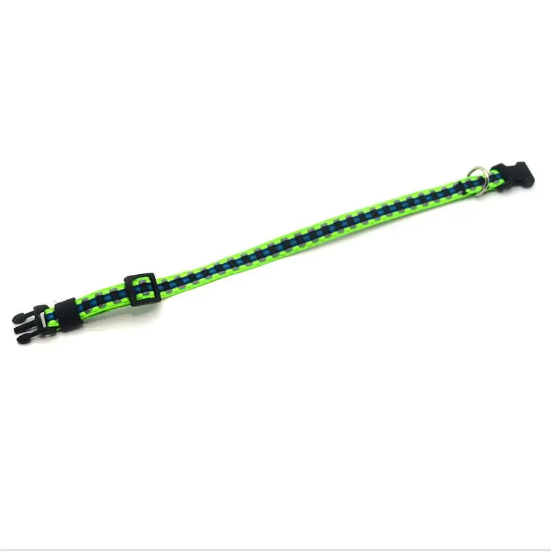 Ошейник для собак Zoo-hunt Тренд капроновый ОК 1,0 см 19-30 см салатовий - фото 2