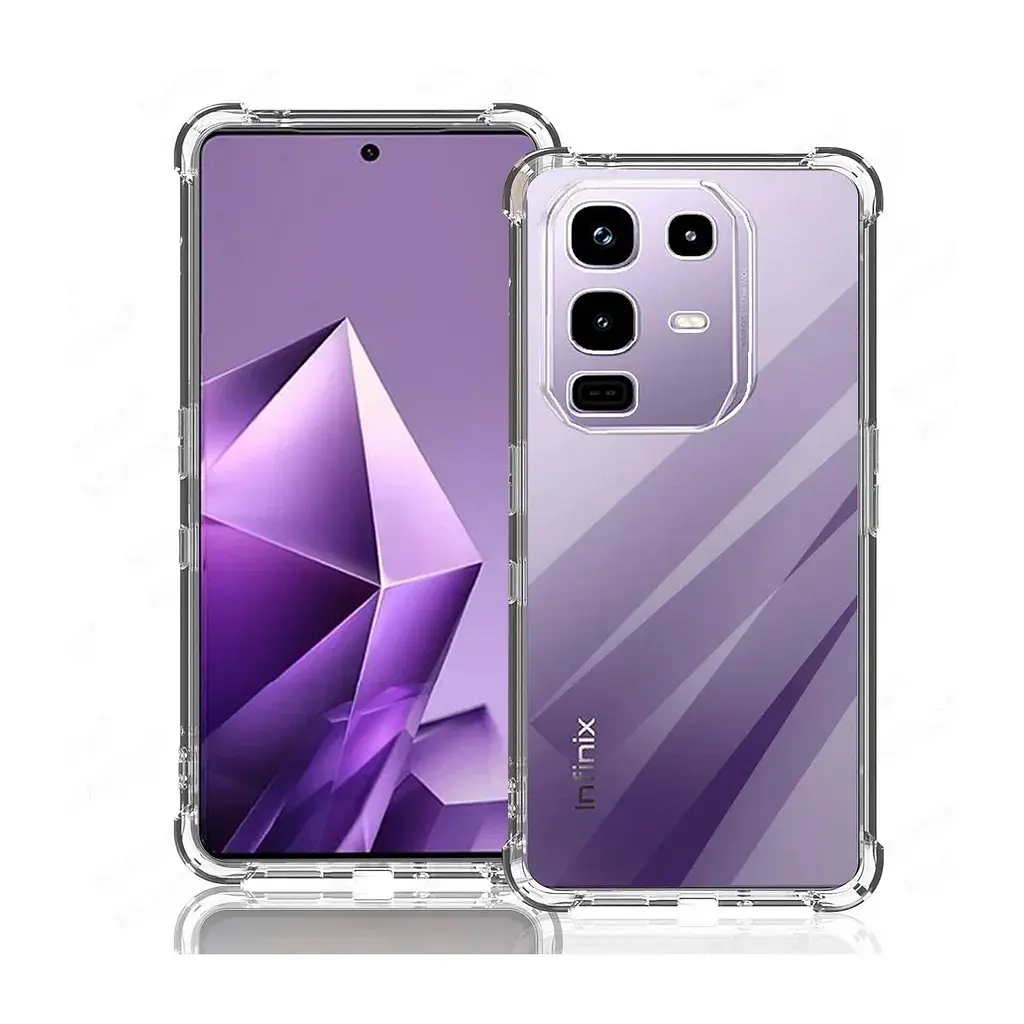 Чохол до мобільного телефона BeCover Anti-Shock Infinix Note 50 Pro Plus Clear (713497) - фото 2