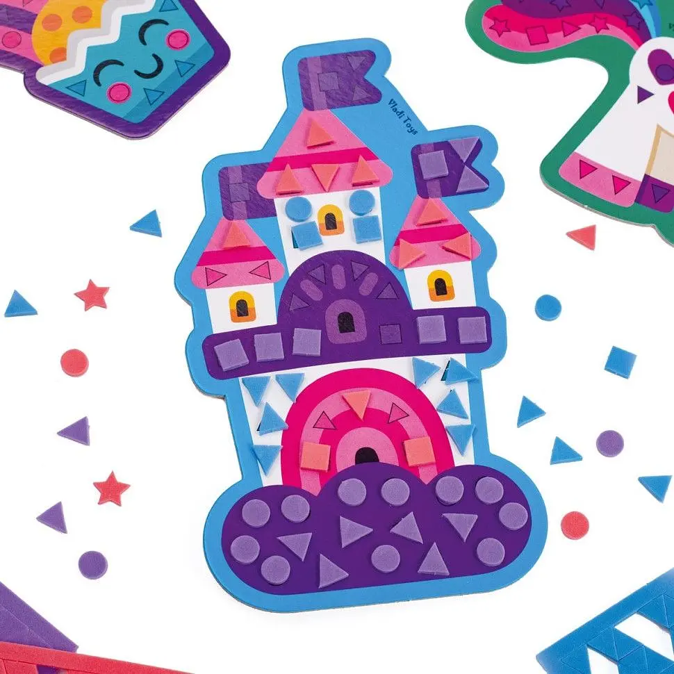 Набір для творчості Vladi Toys м'яка мозаїка Єдиноріг VT4511-08   - фото 3