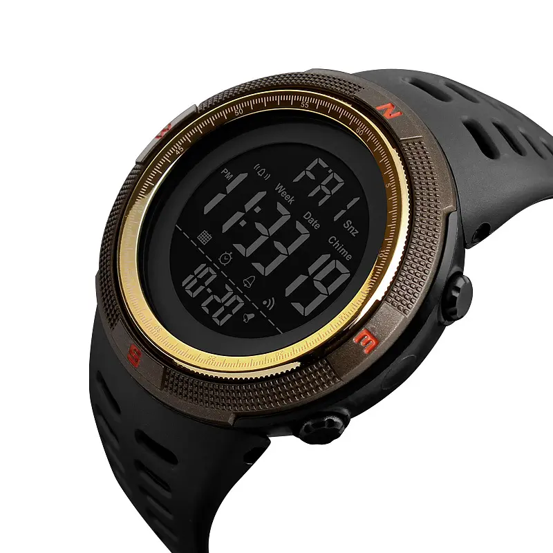 Чоловічий наручний годинник 1251GD Gold Skmei acs0030830 - фото 2