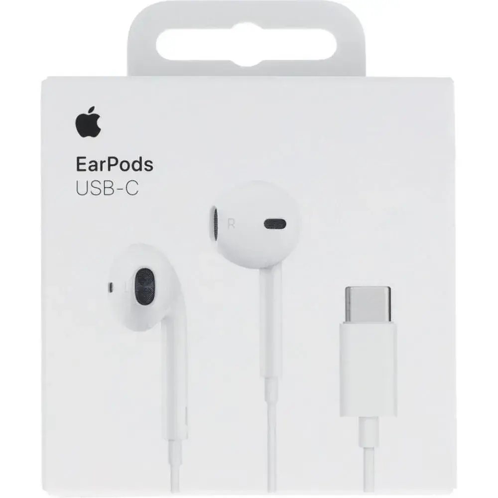 Навушники з мікрофоном Apple EarPods with USB-C White (MYQY3) - фото 7