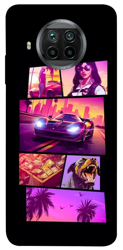 TPU чохол Demsky GTA vibes для Xiaomi Mi 10T Lite / Redmi Note 9 Pro 5G
