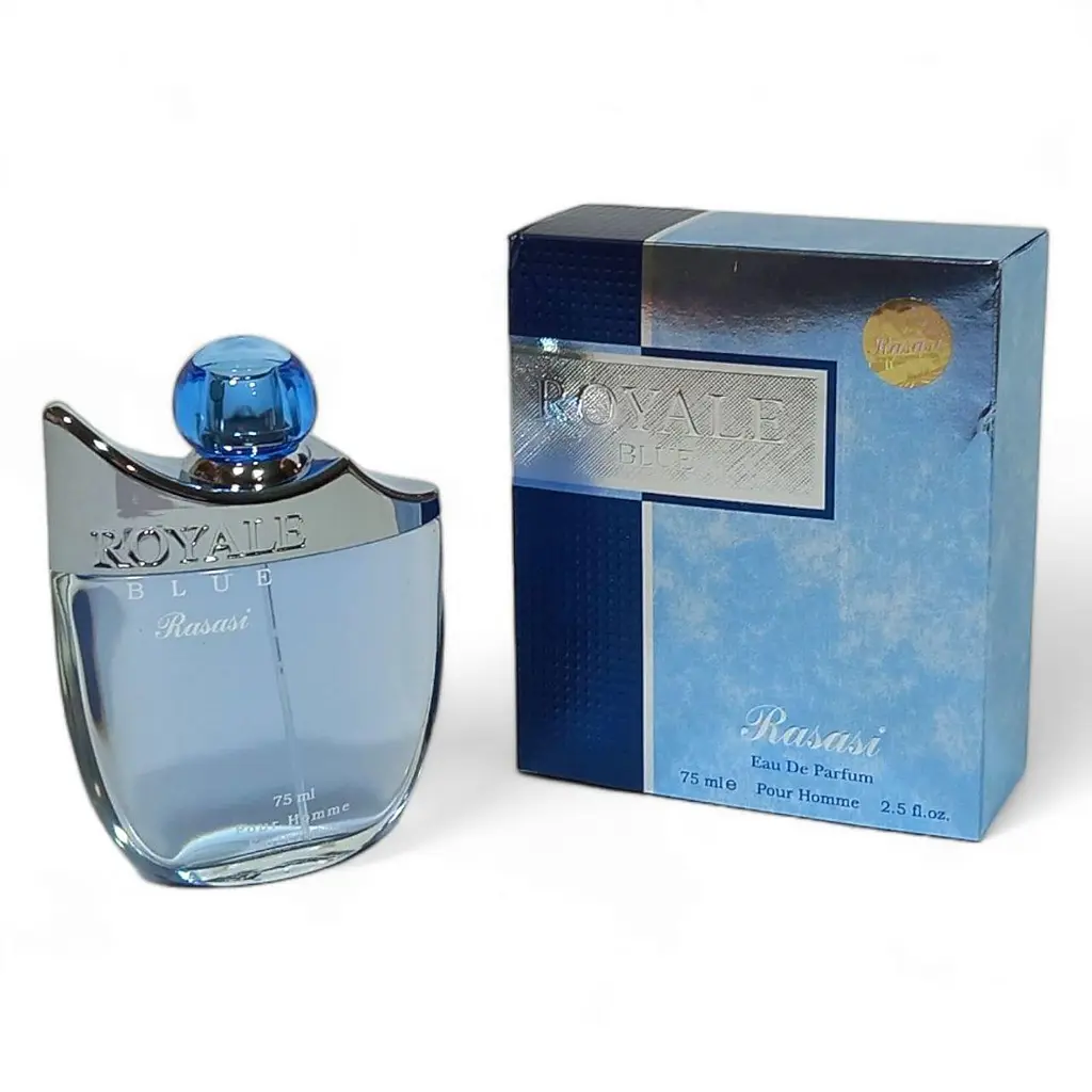 Парфумована чоловіча вода Rasasi Royale Blue pour homme 75 мл (361546354617) - фото 4