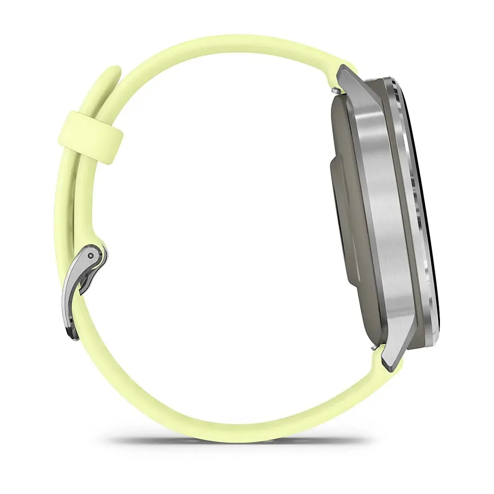 Смарт-годинник Garmin Venu 4 45mm Silver Bezel with Citron Silicone Band (010-03014-02) - фото 6