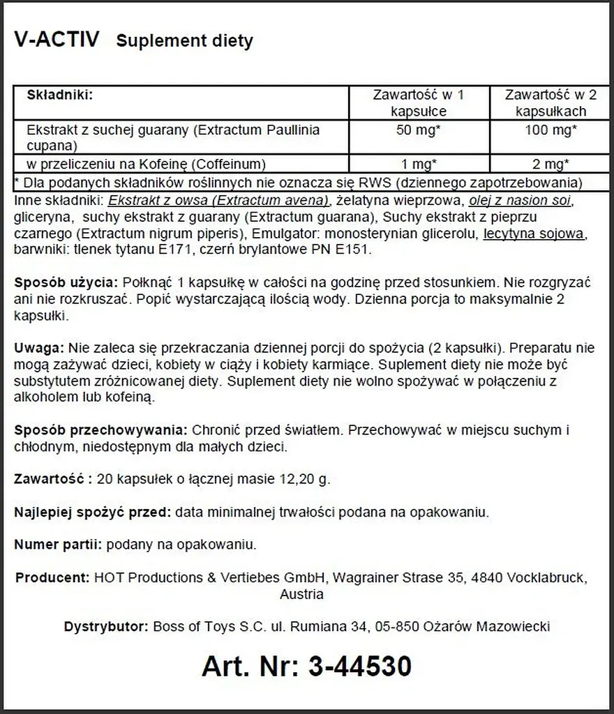 Чоловічі таблетки для продовження ерекції V-Activ For Men 20 шт. - фото 5